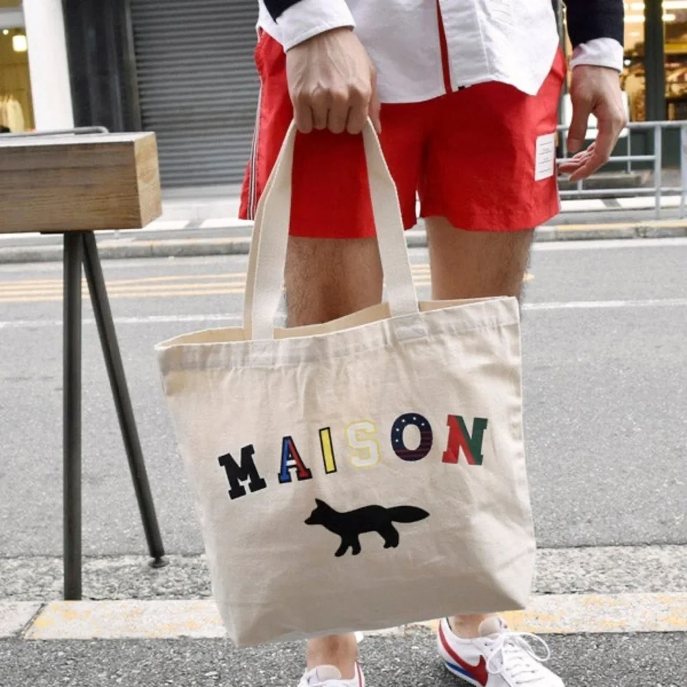 Maison Kitsuné canvas tote bag - Picture 6 of 6